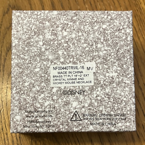 Mickey and Minnie fine silver plated Brass necklace ❤️ - Picture 3 of 8